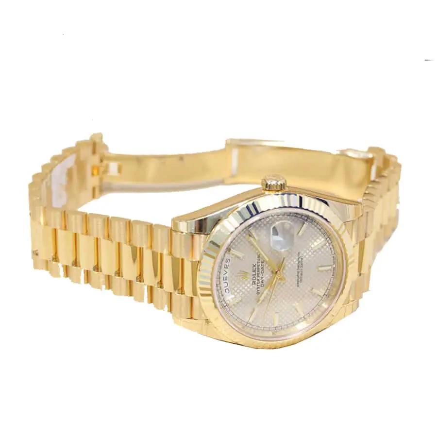 Rolex Day-Date 228238-0004 “Diagonal Silver” Premium Duplicate - Image 3