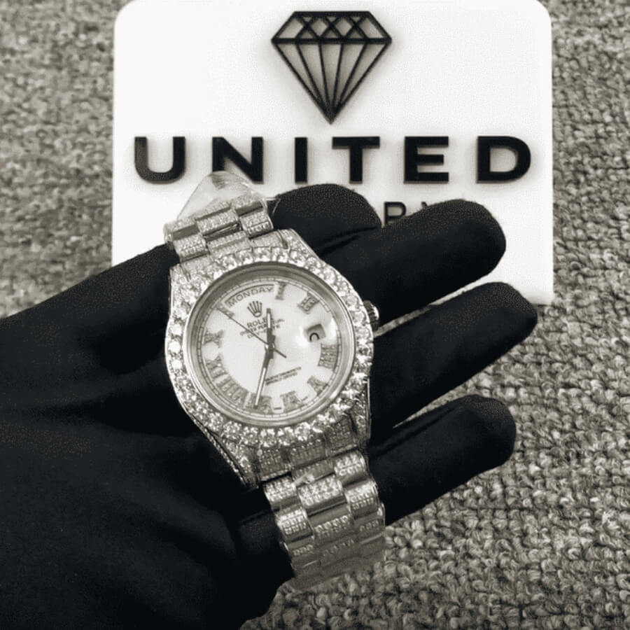 Rolex Day-Date II Diamond-Set Timepiece 218239 True Clone 1:1 - Image 2